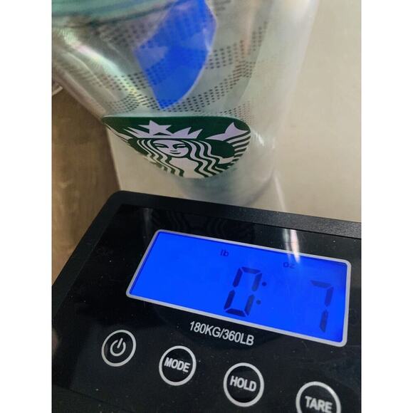 New Starbucks Acrylic Iridescent Mermaid Scales Cold Cup Tumbler 16 oz No Straw - Picture 9 of 9